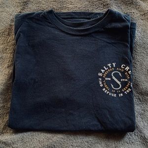 Navy Blue Salty Sea Crew T-Shirt